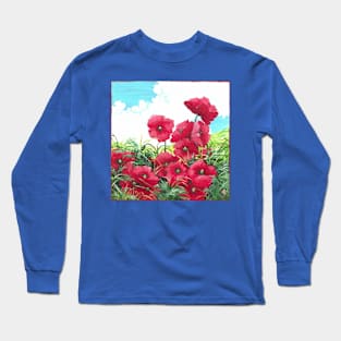 Poppies Are Blooming Long Sleeve T-Shirt